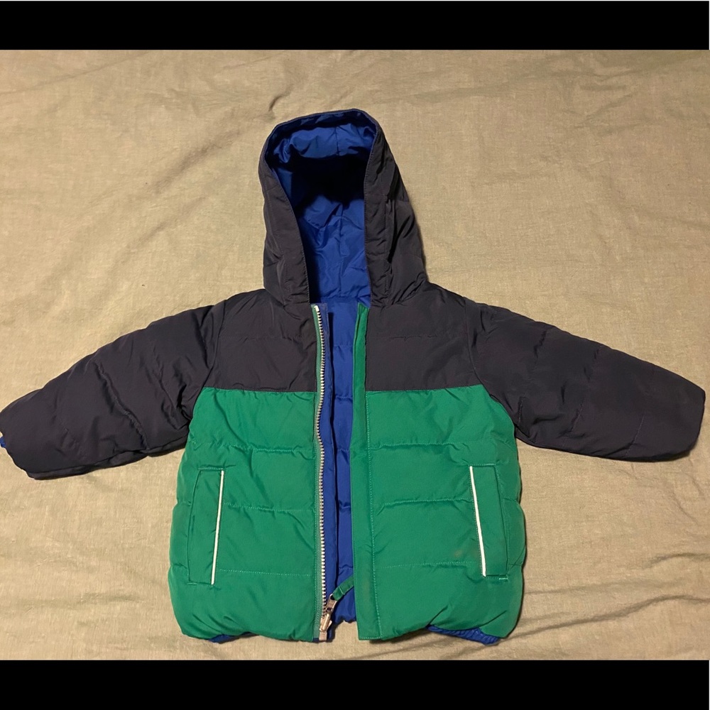 Hanna Andersson Winter Jacket - Toddler - Reversible !